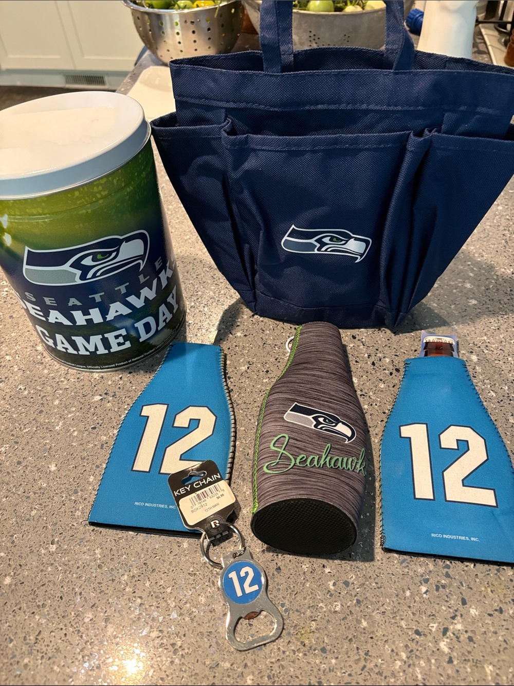 Seattle Seahawks Navy and Blue Game Day pack